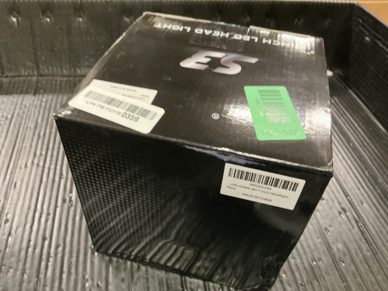 Photo 1 of UNI-SHINE Black 2pcs 7 inch Led Headlight Round DOT Approved H6024 Led Headlight DRL Turn Signal Compatible with Jeep Wrangler JK TJ CJ & Miata & Chevy S3 & Hummer H1 H2