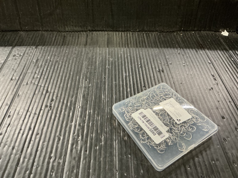 Photo 1 of 200Pcs 1 Inch Stainless Steel S Hook Curtain Hanging Connectors Mini S Shaped Hangers Ornament for DIY Jewelry Chain Hardware Pet Name Tag Lure and Assembly DIY Crafts Doll House Towel Hook Key Ring