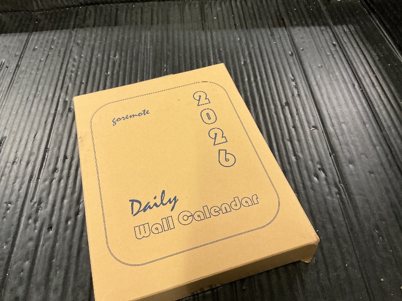 Photo 1 of 2026 Daily Wall Calendar, Page per Day with Large Print Dates, 365 Day Tear off Wall Calendar for Seniors Gift Home Office School Dorms, 8.5" x 6", Tear Away Calendars with Hanging String, Blue