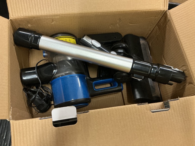 Photo 1 of DOES NOT FUNCTION FOR PARTS ONLY************BSNAW Cordless Vacuum Cleaner for Home, 8-in-1 Lightweight Stick Vacuum with 45Mins Runtime, Powerful Suction, Anti-Tangle, Rechargeable Cordless Vacuum for Hardwood Floor Carpet Pet Hair, N502