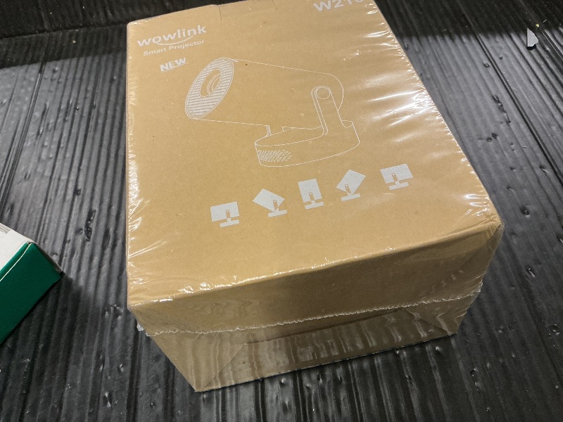 Photo 1 of [Built-in Apps & 2026 Upgraded] Mini Projector with WiFi 6 and Bluetooth 5.4 Support 4K 1080P Auto Keystone 180° Rotatable Projector Portable Compatibile with HDMI/TV Stick/Memory Stick/Laptop, White