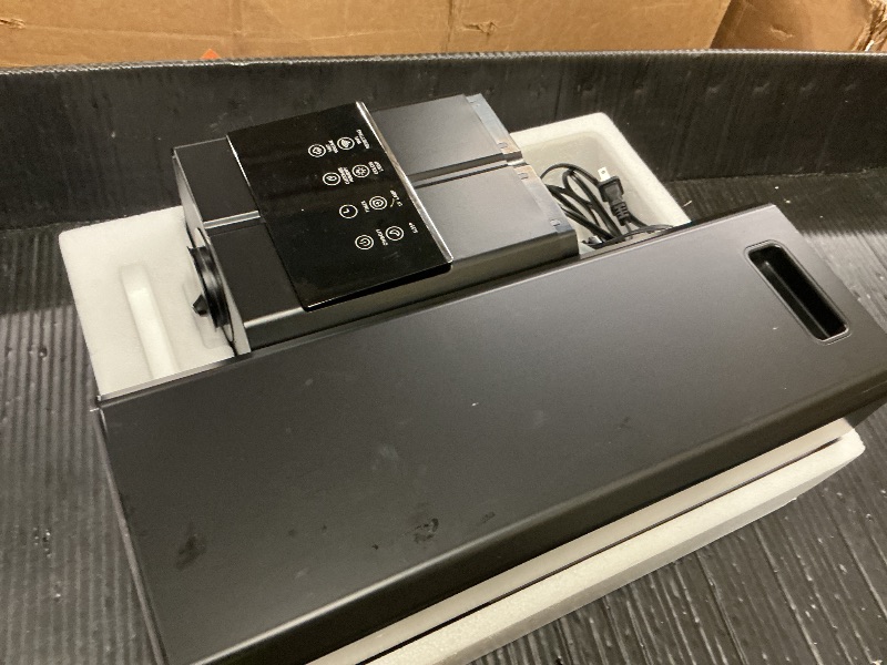 Photo 1 of Zeova 9L/2.4Gal Smart Cool Mist Humidifier, Top Fill Quiet Humidifier Large Room, Covers 550ft², App & Remote Control, 60H Runtime, 7 Colors Light, 4 Mist Modes Humidifiers for Bedroom, Office, Black