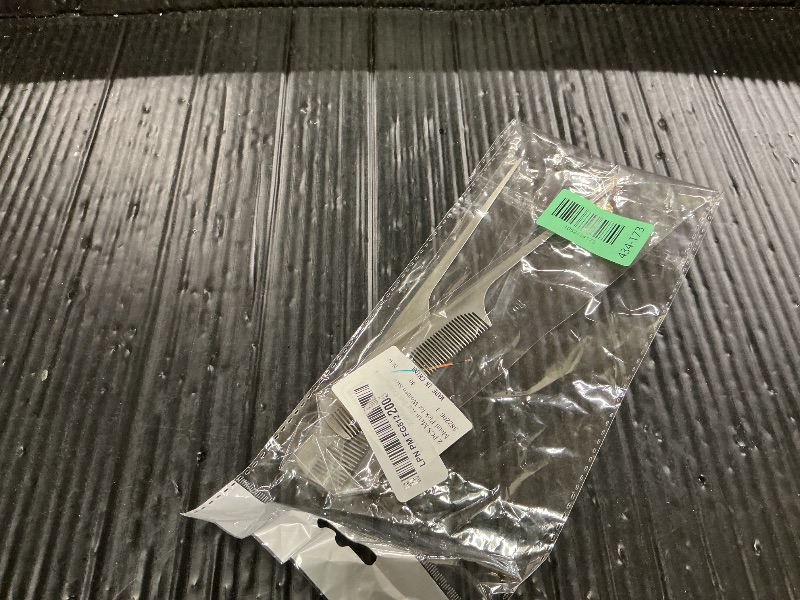 Photo 1 of 2 PCS Metal Rat Tail Comb Stainless Steel Hair Combs Flat Top Fine Cutting Comb Teasing Pin Tail Barber Comb with Parting Tip for Braiding Hair, Rat Tail Comb with Metal Pick for Women Men