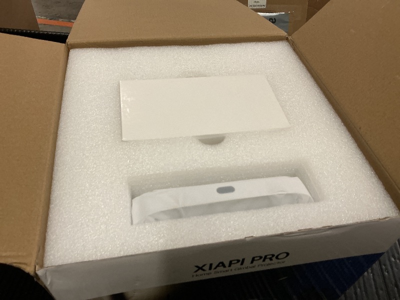 Photo 1 of Portable WiFi Bluetooth Projector, 4K Support Smart Mini Projector with Rotatable Stand, 1080P FHD Home Cinema Projector for Movie Film, Work with Smartphone/TV Stick/Laptop PC