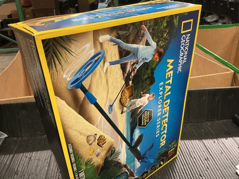 Photo 1 of NATIONAL GEOGRAPHIC Metal Detector for Kids - 7.4" Waterproof Metal Detector Coil, Lightweight Gold Detector with Pinpoint Function & LCD Display, Beach Metal Detector (Amazon Exclusive)