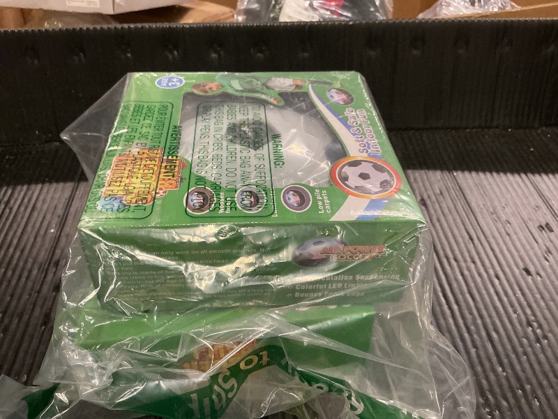 Photo 1 of 2 Pack Hover Soccer Ball with 8 Pcs Batteries, Air Floating Soccer Toy with LED Lights and Foam Bumper, Indoor Games for Kids 4-8-12, Toys Gifts for 3 4 5 6 7 8 9 Year Old Boys Girls