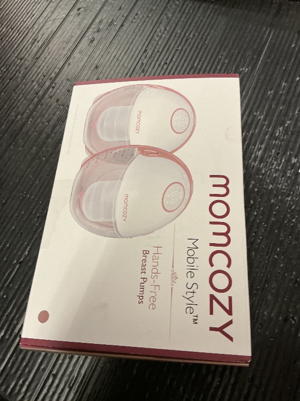 Photo 1 of Momcozy Breast Pump Hands Free Mobile Style | M6, Wearable Breastfeeding Pump Ideal Rhythm for More Milk, DoubleFit Flange More Fit & Discreet with 3 Modes & 9 Levels, 24mm - 2 Pack Cozy Red