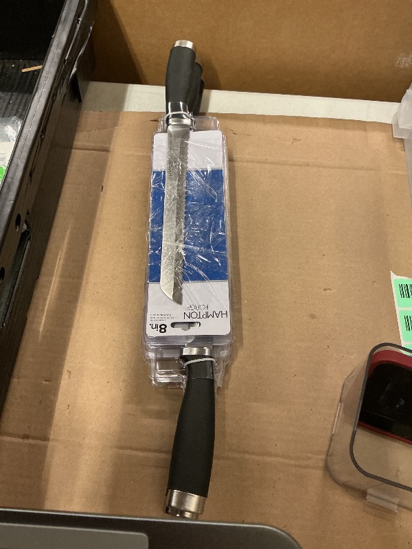 Photo 1 of 3 pack Hampton Forge Epicure Bread Knife, Black