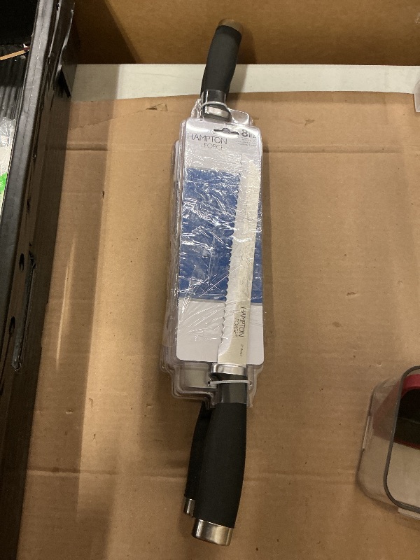 Photo 1 of 3 pack Hampton Forge Epicure Bread Knife, Black