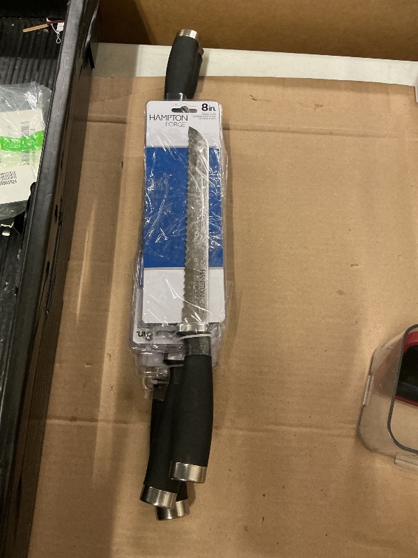 Photo 1 of 3 pack Hampton Forge Epicure Bread Knife, Black