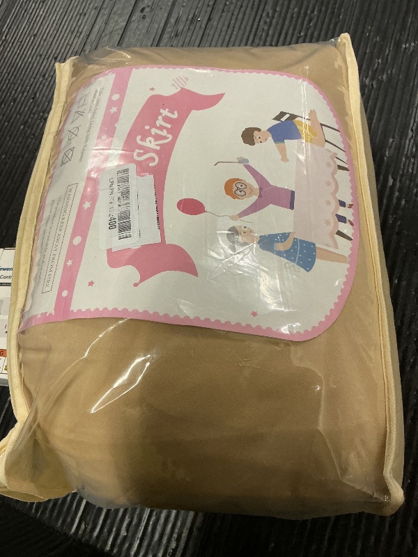 Photo 1 of 2 Packs Dark Champagne Polyester Table Clothes for 6 Foot Rectangle Tables, Wrinkle Free Fitted Table Cover 6ft Stretch Tablecloths with Skirt for Parties Weddings Birthday Banquet Baby Shower