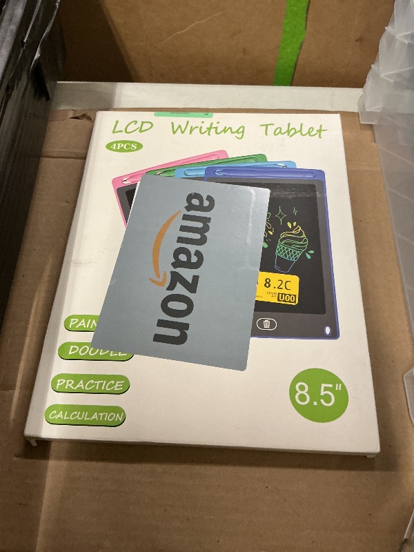 Photo 1 of 4 Pack LCD Writing Tablet for Kids, 8.5 Inch Colorful Doodle Board Drawing Tablet, Educational Learning Toys Birthday Gifts for Boys Girls Age 3 4 5 6 7 8