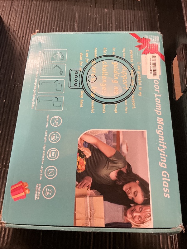 Photo 1 of 30X 10X Large Floor Magnifying Glass with Light and Stand,72 LED Flexible Gooseneck Floor Magnifying Lamp,2 in 1 Lighted Magnifiers for Close Work, Sewing,Crafts,Hobbies?Black?