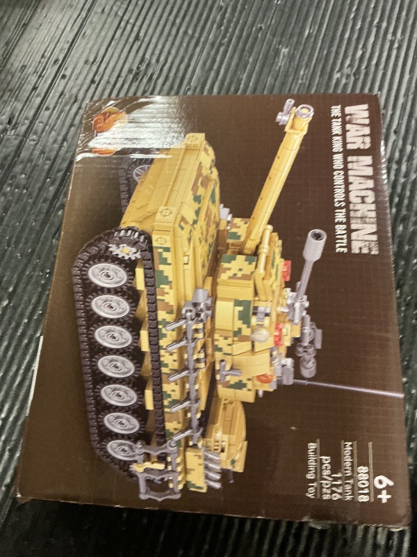 Photo 1 of 1176-Piece Military Tank Building Blocks Set Compatible with Lego, Create A Large Army Tank or 8 Sets of Military Models, Great Army Toys Gifts for Boys Kids Age 6+ Year Old