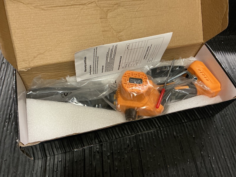 Photo 1 of 8 in cordless chainsaw Battery not included