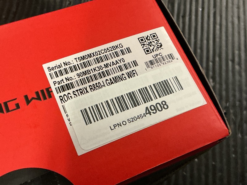 Photo 1 of ASUS ROG Strix B850-I Gaming WiFi AMD AM5 B850 Mini-ITX mITX Motherboard 10+2+1 Stages, DDR5, 2.5G LAN, WiFi 7, 2X M.2, PCIe® 5.0 x16, USB 20Gbps Type-C®, AI Overclocking, AI Networking II, Aura Sync