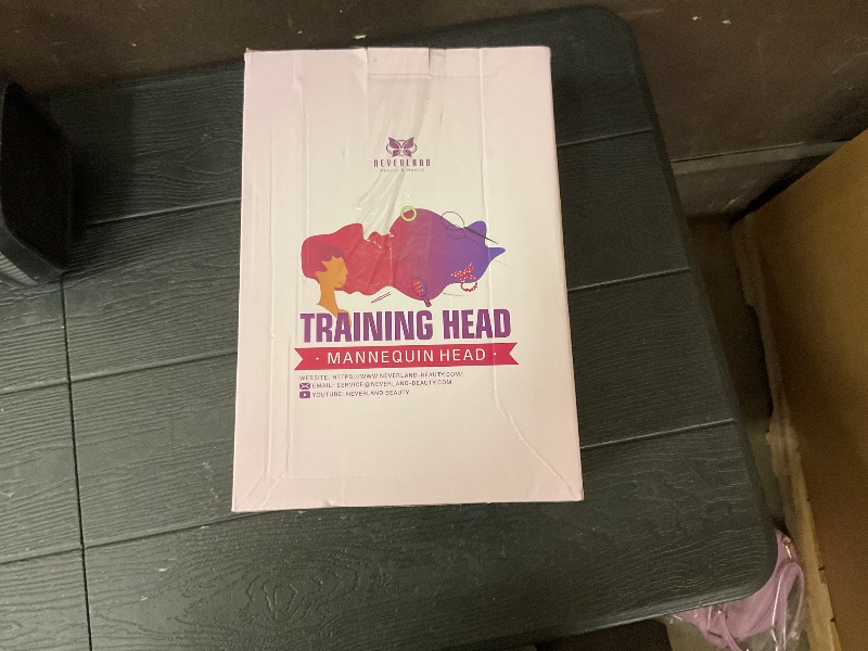 Photo 1 of 23 Inch Wig Head, Wig Stand Tripod with Head, Canvas Wig Head Stand with Mannequin Head for Wigs, Manikin Head Block Set for Wigs Making Display with Wig caps, T Pins Set, Bristle Brush