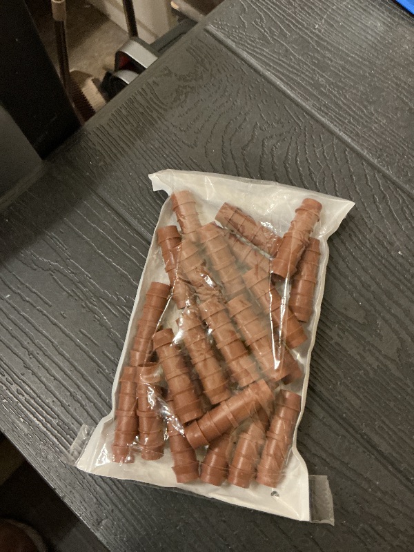 Photo 1 of 25 Pack Drip Irrigation Barbed Coupling Fittings - 1/2 Inch (17mm, 0.600" ID) Drip Tubing Couplers, Hose Line Connectors for Drip Irrigation System, Sprinkler, Patio, Lawn, Garden Watering