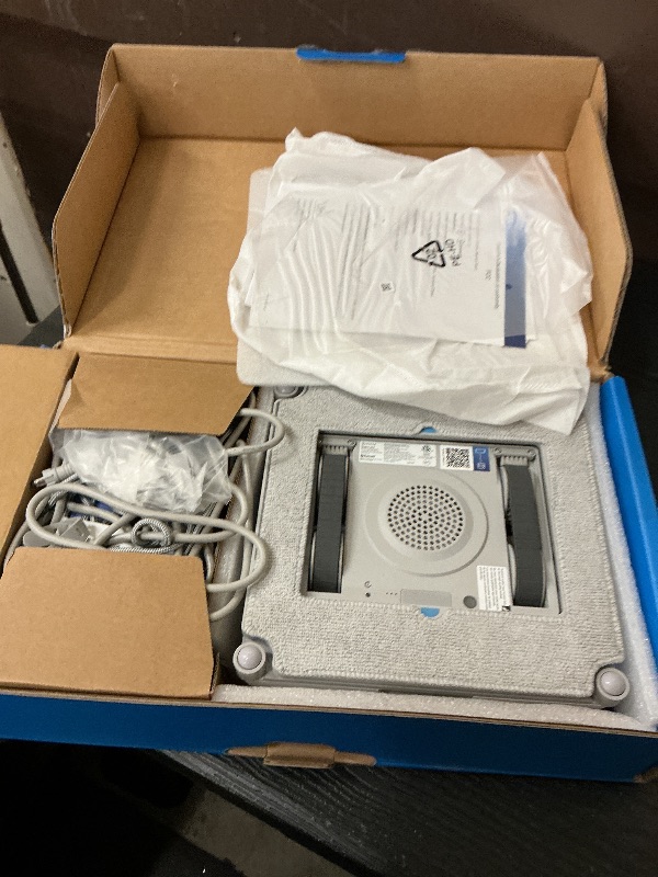 Photo 1 of ECOVACS WINBOT Mini Window Cleaning Robot - Compact Design, Dual Nozzles with Ultrasonic Spray, 9-Stage Protection System, Intelligent Path Planning, 3 Cleaning Modes, Anti-Slipping System