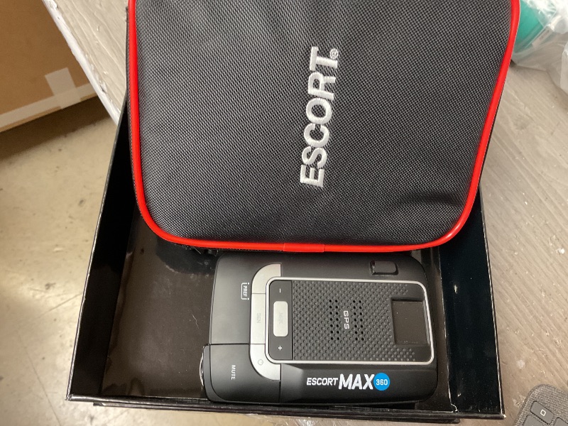Photo 1 of Escort MAX 360 Laser Radar Detector - GPS, Directional Alerts, Dual Antenna Front and Rear, Bluetooth Connectivity, Voice Alerts, OLED Display, Apple CarPlay and Android Auto Compatible