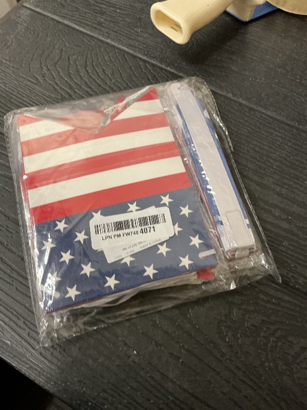 Photo 1 of 4th of July Decorations Patriotic Decorations USA Banner Paper Fans Pennant Hanging Swirl Fourth of July Independence Veterans Labor Presidents Flag Memorial Day Red White and Blue Decorations