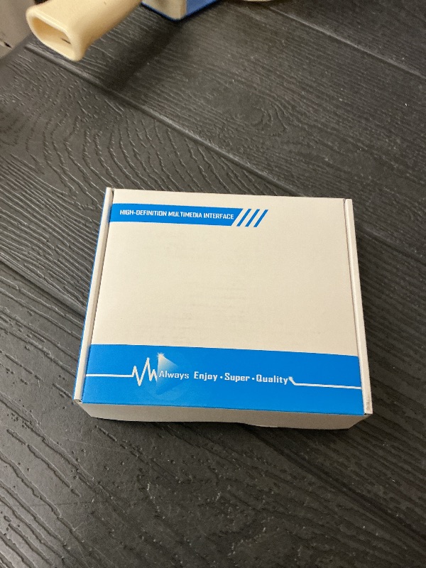 Photo 1 of 1x4 HDMI Splitter, 1 in 4 Out HDMI Splitter Audio Video Distributor Box Support 3D & 4K x 2K Compatible for HDTV, STB, DVD, PS3, Projector Etc, Duplicate/Mirror Screen Only (Not Extend)