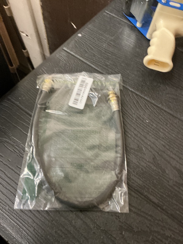 Photo 1 of 18 Inch Premium Universal Brake Hose Flexible Rubber Brake Line, 3/8" - 24 Male to 3/8" - 24 Female, Sturdy, Easy to Install Brake Line Kit