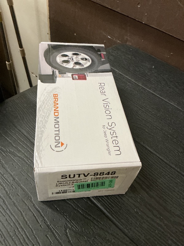 Photo 1 of Brandmotion SUTV-8848 SummitView Adjustable Rear Vision System fits 2007-2018 Wrangler JK and 2018-2021 Wrangler JL with Aftermarket Display | Waterproof Case with Anti-Fog Lens