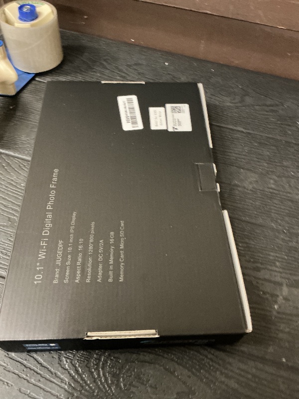 Photo 1 of Smart White Digital Picture Frame WiFi Send Photos from Your Phone 16GB Storage 10.1inch 1280x800 IPS Touch Screen Digital Photo Frame Auto-Rotate Wall Mountable Photo Picture Frame Digital