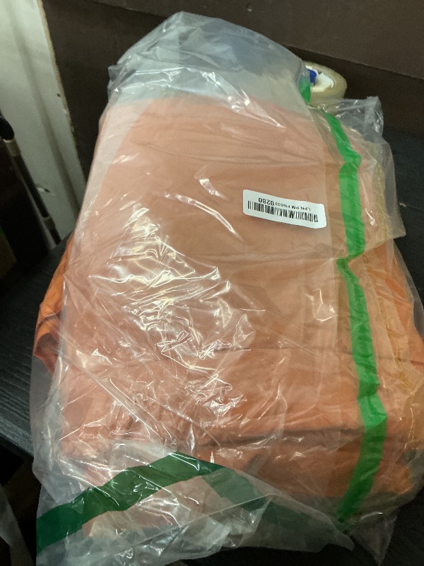 Photo 1 of puredown® Soft Feather Down Throw Blanket Lightweight Packable Couch Throw for Indoor and Outdoor Use, Throw 50"X70", Burnt Orange, 12oz