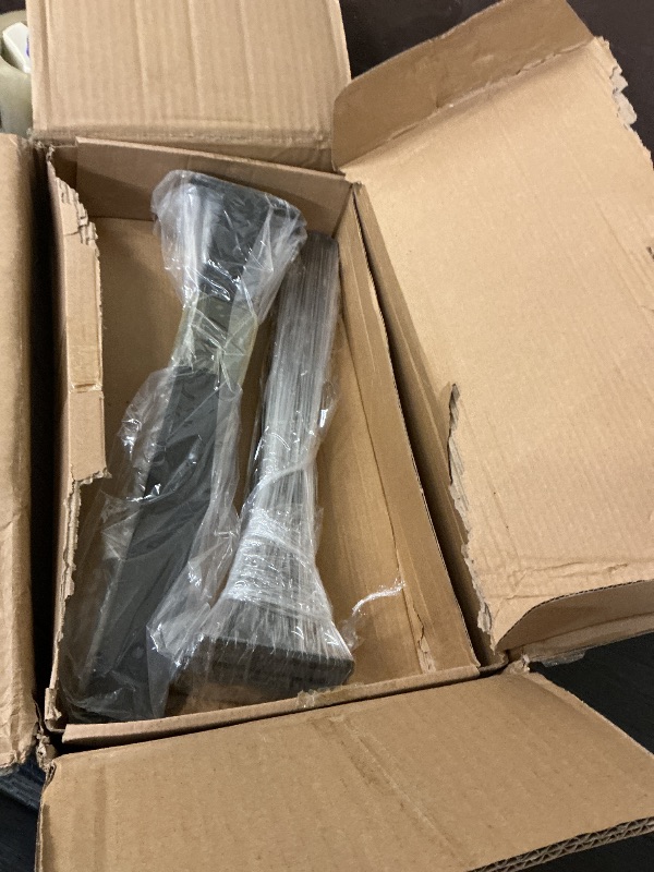 Photo 1 of 12 Pack - 14 inch Black Hidden L Shelf Bracket (1/5 Inch Thicked) Iron Floating Shelf Brackets Rustic Industrial Metal Brackets for Shelf Support