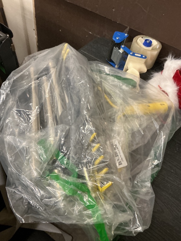 Photo 1 of Garden Rakes for Lawns Heavy Duty, 6 FT Bow Rake for Leaves, 17-Tines Metal Rake with Stainless Steel Handle for Yard Leveling, Landscape, Loosening Soil, Yellow