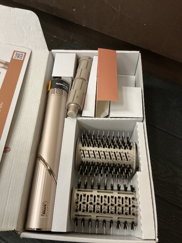 Photo 1 of Shark HD430 FlexStyle Air Styling & Drying System, Powerful Hair Dryer Brush & Multi-Styler with Auto-Wrap Curlers, Paddle Brush, Oval Brush, Concentrator Attachment, Stone