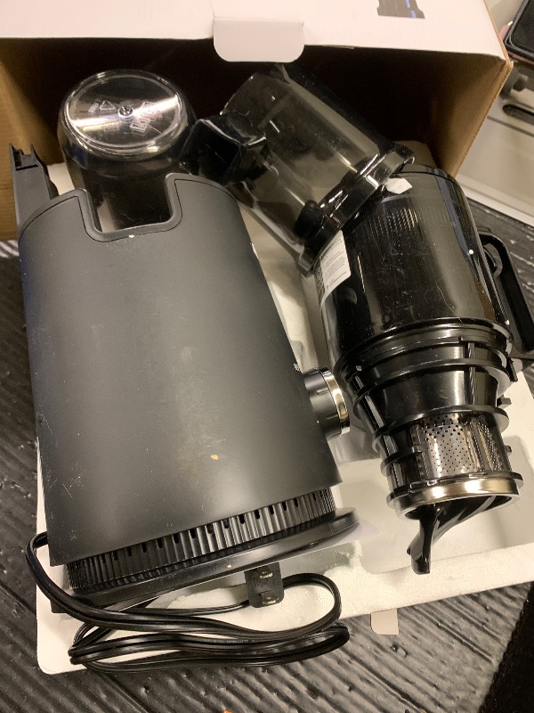 Photo 1 of ECOSELF Cold Press Juicer - Wide Mouth Feed Chute with Self Feeding & Hands-Free Design - Juice Extractor Machine for Fruits and Leafy Greens - Juicer Machines High Juice Yield & Easy to Clean