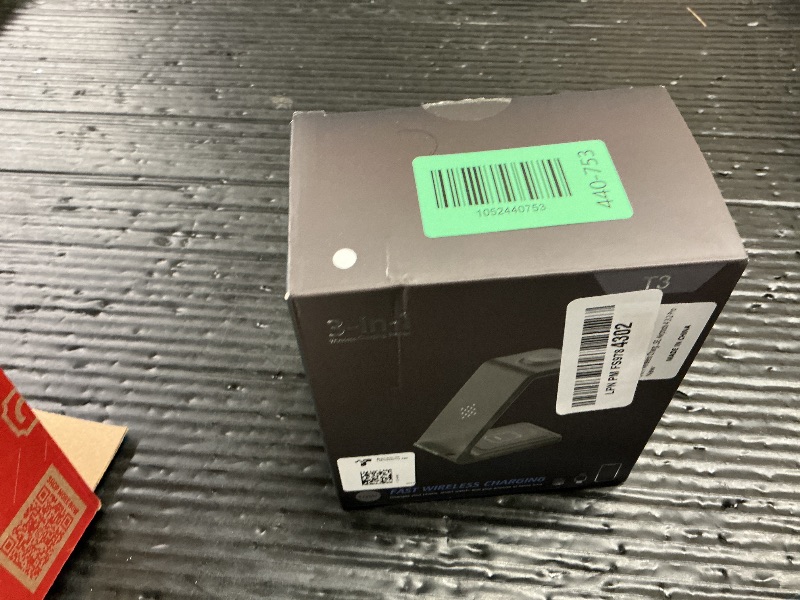 Photo 1 of 3 in 1 Wireless Charging Station, 2026 Upgraded Fast Desk Charger Station for iPhone 17 16 15 14 13 12 Pro Max Plus, Charger Stand for Apple Watch 11 10 9 8 7 6 5 4 3 2 Ultra SE, Airpods 4 3 2 Pro