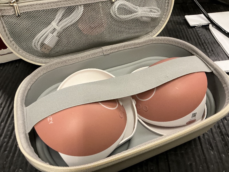 Photo 1 of Momcozy Wearable Breast Pump, Hands Free Upgraded Mobile Flow | M9, App Discreet Control with Personalized Multi-Modes & 15 Levels, Wearable Breast Pump 24mm, 2 Pack Cozy Red