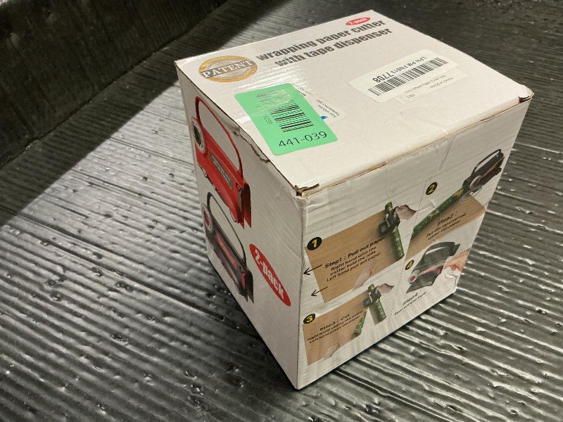 Photo 1 of 2-Pack Wrapping Paper Cutter with Wheels & Tape Dispenser - Gift Wrap Tool Kit with Replaceable Blades for Christmas, Birthday - Safe, Efficient, and Precise Cutting