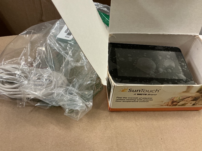 Photo 1 of SunTouch SunStat CommandPlus Touchscreen Programmable Smart Wi-Fi Thermostat for Electric Floor Heating Systems, 4.3" Screen, Floor and Air Sensing Control, Energy Monitoring, Remote Access