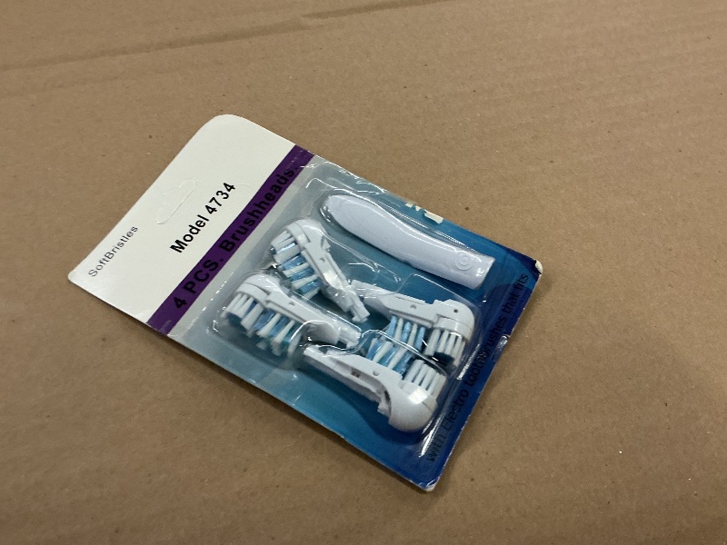 Photo 1 of 4/8/16 Pcs Electric Toothbrush Replacement Heads Sensitive Dual Clean Rotating Sets Fit for Braun Oral B Cross Action Power 4732 3733 4734 (4)