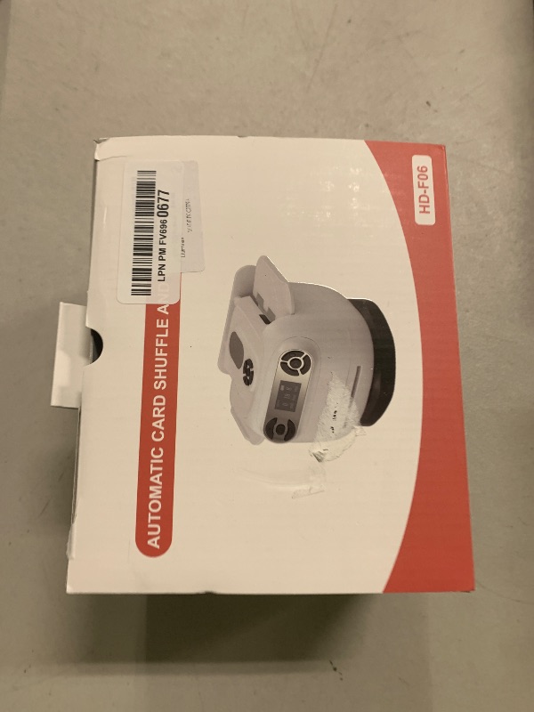 Photo 1 of 2026 Automatic Card Shuffler and Dealer Machine, 2-in-1 Smart 360°Rotating Card Dealer and Shuffler Machine, Super Quiet, Safer, Various Card Games for Home and Club-Black