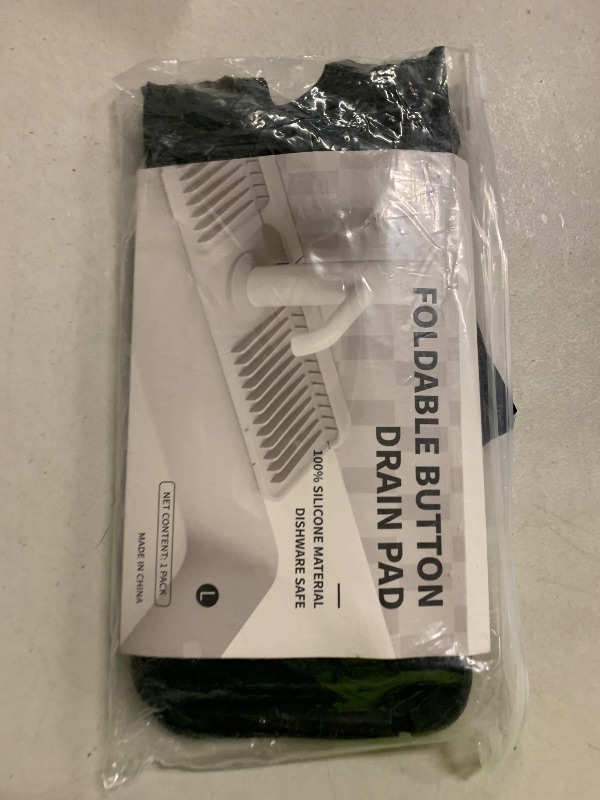 Photo 1 of 24-Inch Kitchen Sink Splash Guard Mat | 7° Slope for Fast Self-Draining | Snap-Lock Design | Universal & Cuttable Silicone Faucet Mat (Black)