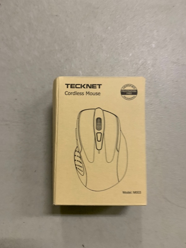 Photo 1 of TECKNET Wireless Mouse, 2.4G Ergonomic Optical Mouse, Computer Mouse for Laptop, PC, Computer, Chromebook, Notebook, 6 Buttons, 24 Months Battery Life, 2600 DPI, 5 Adjustment Levels - Lightblue