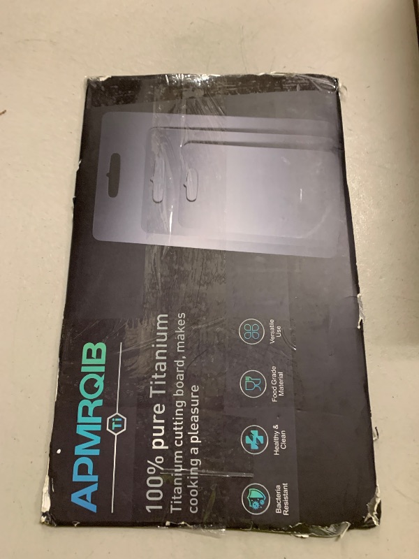 Photo 1 of APMRQIB Titanium Cutting Boards for Kitchen,100% Pure Titanium Cutting Board Set of 3, Double Sided Non Toxic Cutting Board, Hygiene Durable Dishwash