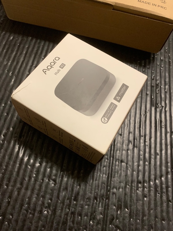 Photo 1 of Aqara Smart Home Hub M3 for Advanced Automation, Matter Controller, Thread Border Router, Features Zigbee, Bluetooth, Wi-Fi, PoE, IR, Supports Alexa, Apple HomeKit, SmartThings, Home Assistant, IFTTT