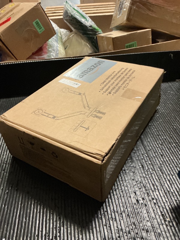 Photo 1 of HUANUO 13 to 40 Inch Dual Monitor Arm for 2 Ultrawide Screens, Height Adjustable Full Motion Stand with 2 USB Port, VESA 75/100mm Mount, Holds up to 26.4lbs per Arm, Black