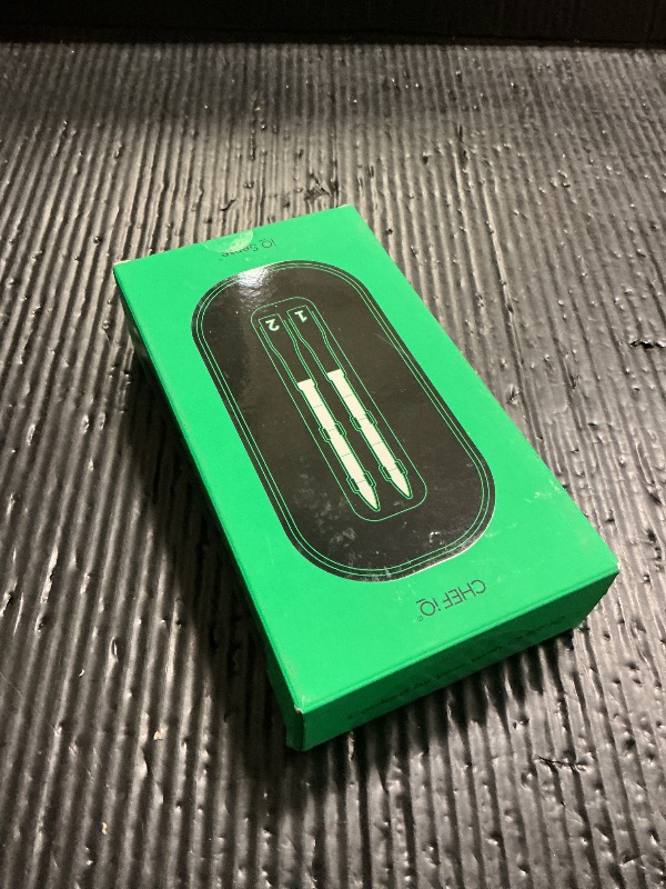 Photo 1 of CHEF iQ Sense Smart Wireless Meat Thermometer with 2 Ultra-Thin Probes, Unlimited Range Bluetooth Meat Thermometer, Digital Food Thermometer for Remote Monitoring of BBQ Grill, Oven