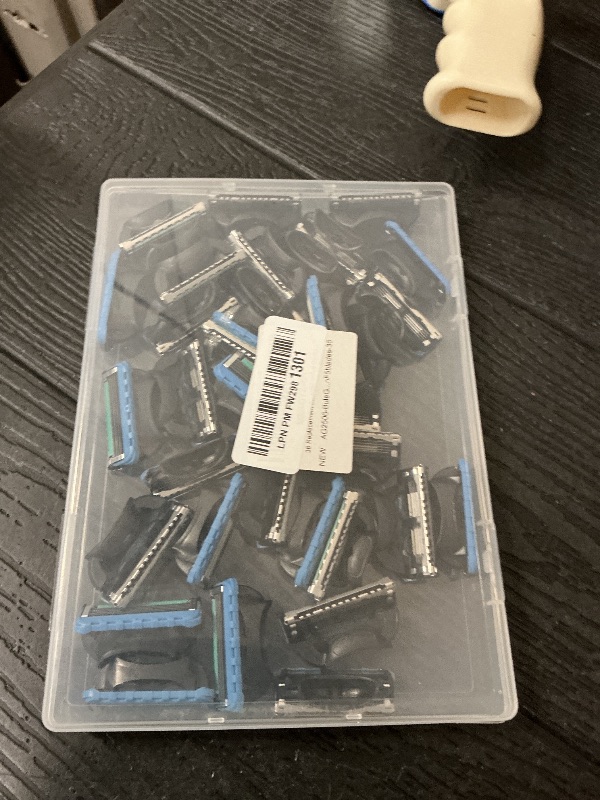 Photo 1 of 36 Blades Replacement Parts for GL-Fusion 5 Style Razors (Blue-Green), Wet Razors Men's Blades Value Packs