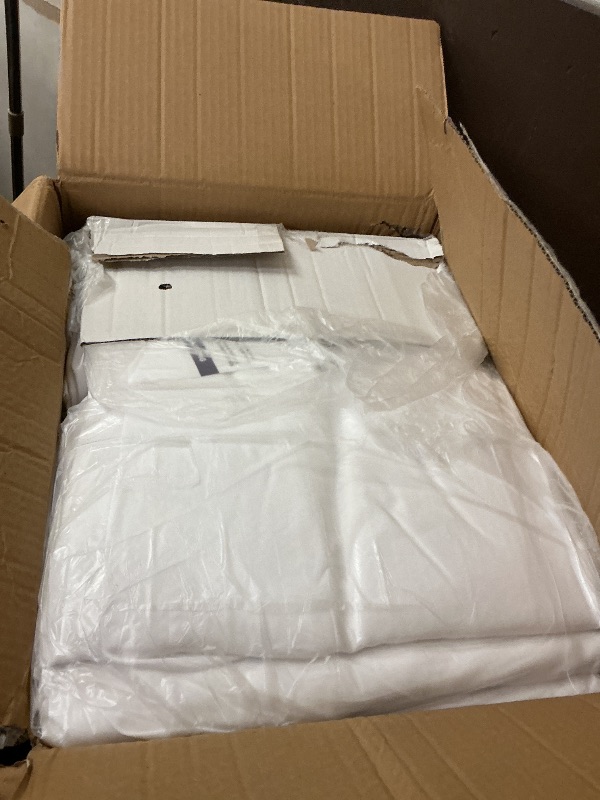 Photo 1 of 10 Panels Ivory Ceiling Drapes for Wedding Ceiling Drapes 5ftx20ft Wedding Arch Draping Fabric Sheer Curtains Chiffon Drapery Draping Wedding Ceiling Decorations for Party Ceremony Stage Swag