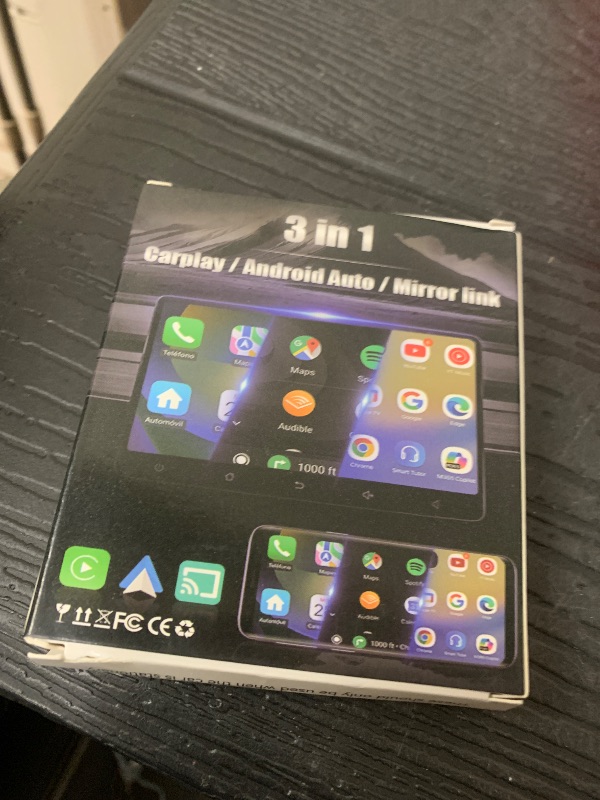 Photo 1 of 2026 Upgrade 3-in-1 Wireless CarPlay Adapter, Wired to Wireless Screen Mirror Link for iPhone/Android, Auto Connect with Dual 2.4/5GHz WiFi & Bluetooth 5.0 (Color-A,for Android)