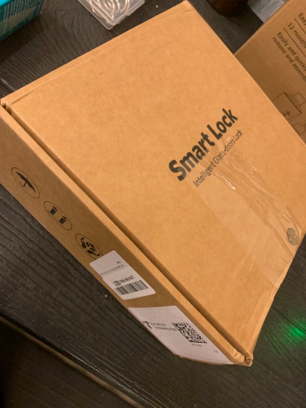 Photo 1 of Smart Gate Lock, Electronic Gate Locks for Outdoor Fence, Keyless Smart Rim Lock, Electric Sided Keypad Locks with App Control, IC Card, Keys, Anti-Peep Touchscreen, Perfect for Fence and Outdoor